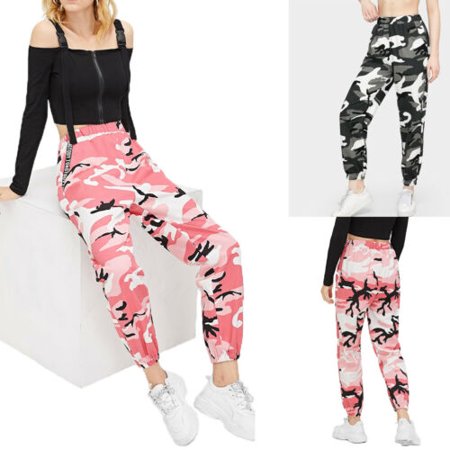 Nituyy - Womens Camo Cargo Trousers Casual Pants Military Army .