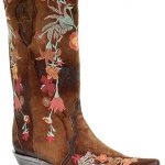 Amazon.com | Corral Women's Lindsey Floral Embroidery Leather .