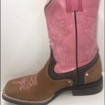 Carreta Shoes | Womens Cowgirl Boots Brown Pink | Poshma