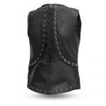 Women's Leather Motorcycle Vests - Corset by First M