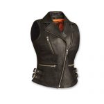 Women's Leather Biker Vests - First Classics - Free Shippi