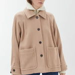 Overshirt-Style Wool Jacket - Beige - Jackets & Coats in 2020 .