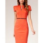 Work dress, I'd like it if it was a different color. | Orange work .