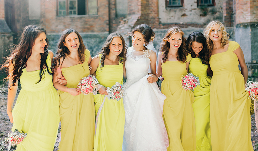 How to Organize Yellow Wedding | 4 Styles of Yellow Bridesmaid Dress