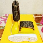 FENDI Shoes | Yellow Rubber Rain Boots | Poshma