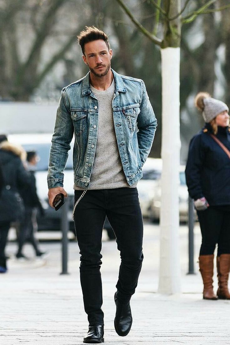 Mens Jean Jacket A Casual Choice With
  Cool Effects