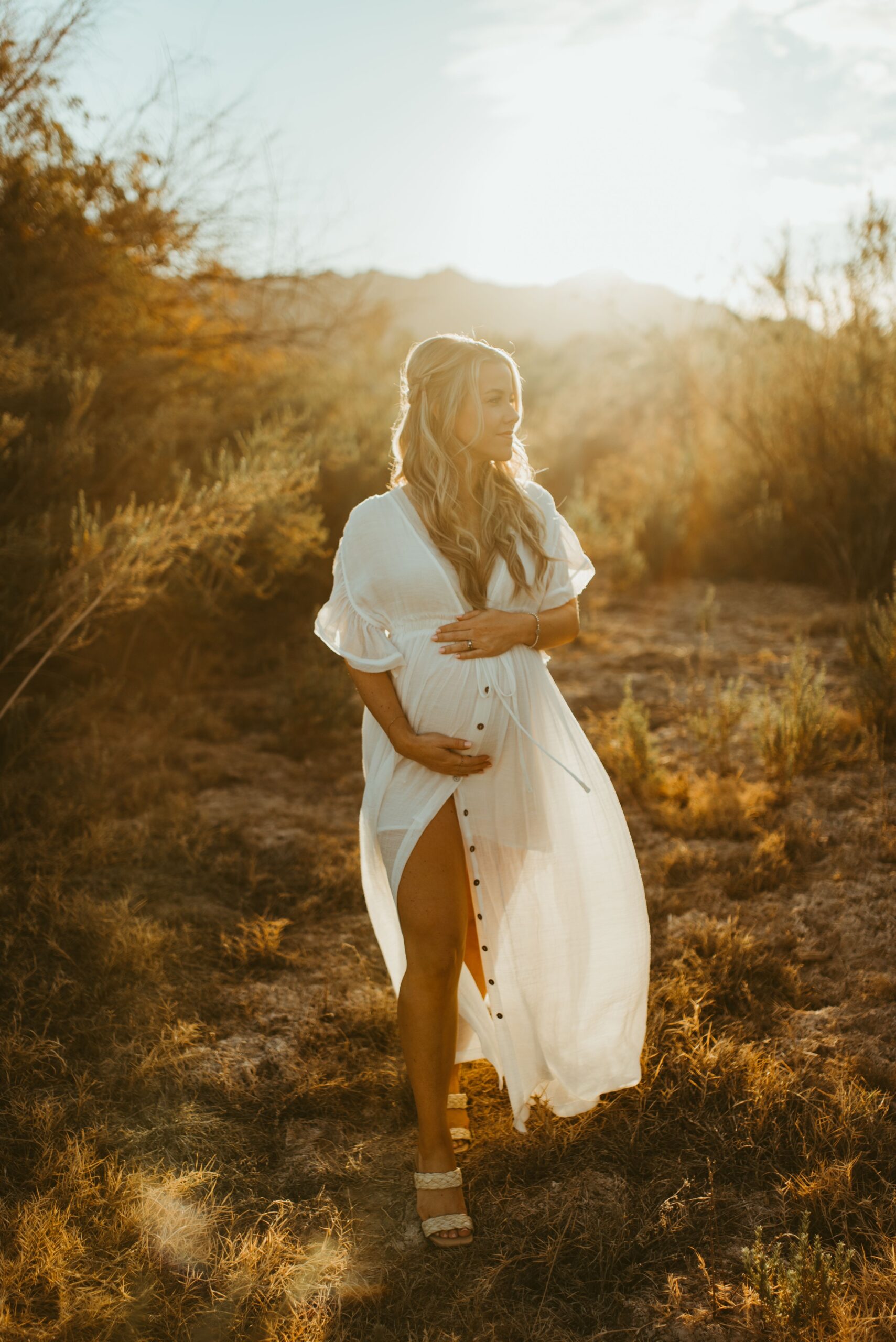 How To Choose White Maternity Dress