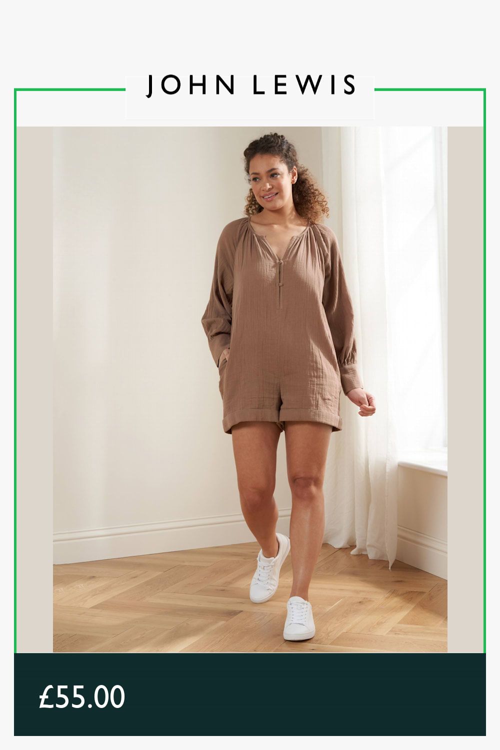 Long Sleeve Playsuit For A Chill Evening
  Sports