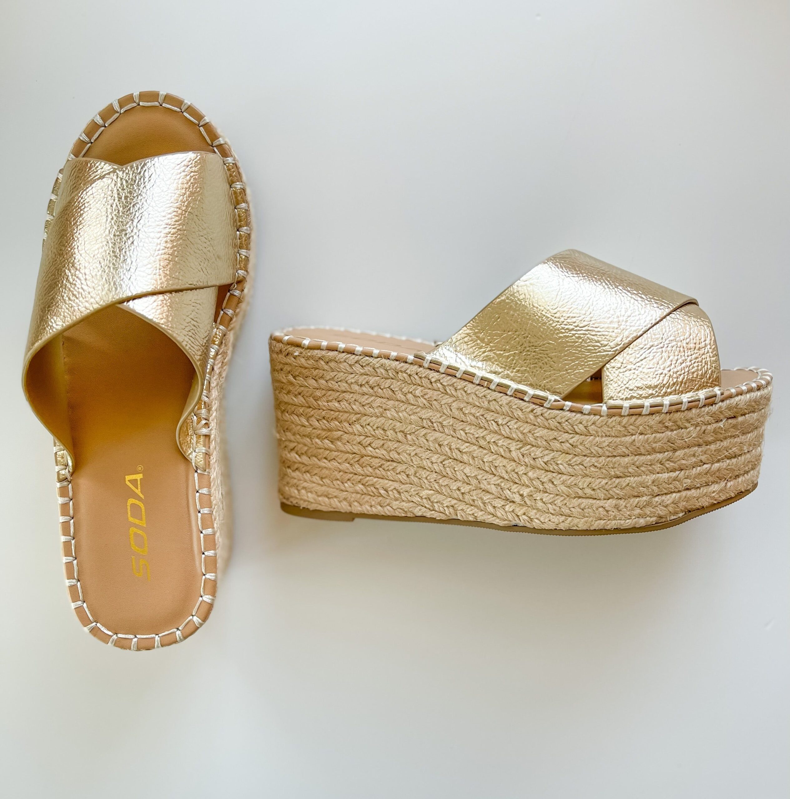 The Summer And Gold Wedges