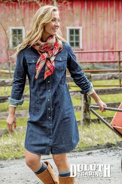 Mix
  The Styles With Denim Shirt Dress