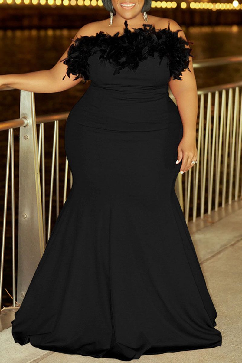 Black
Plus Size Evening Dresses