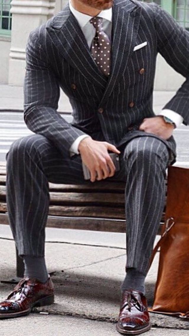 The
  Suave Double Breasted Suit