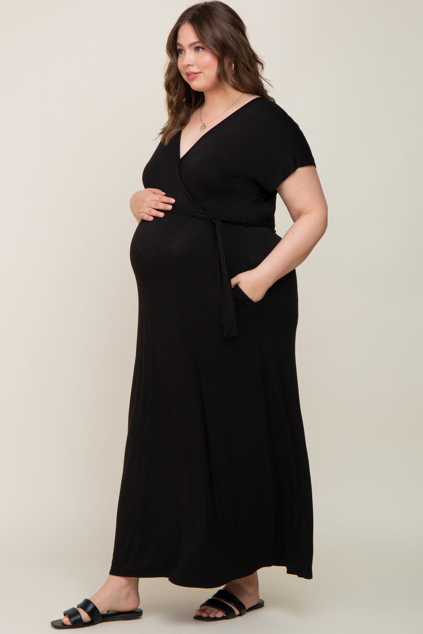 Stylish Maternity Maxi Dress