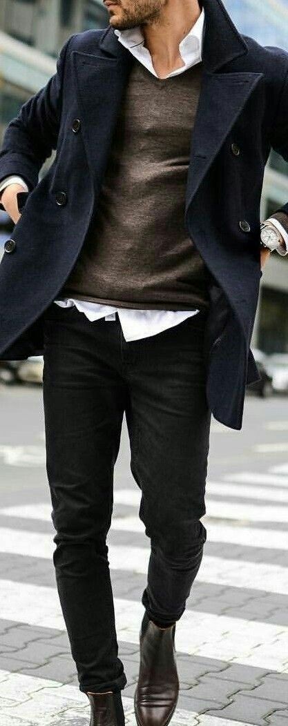 Mens Pea Coat  In Trends For A Fresh Change