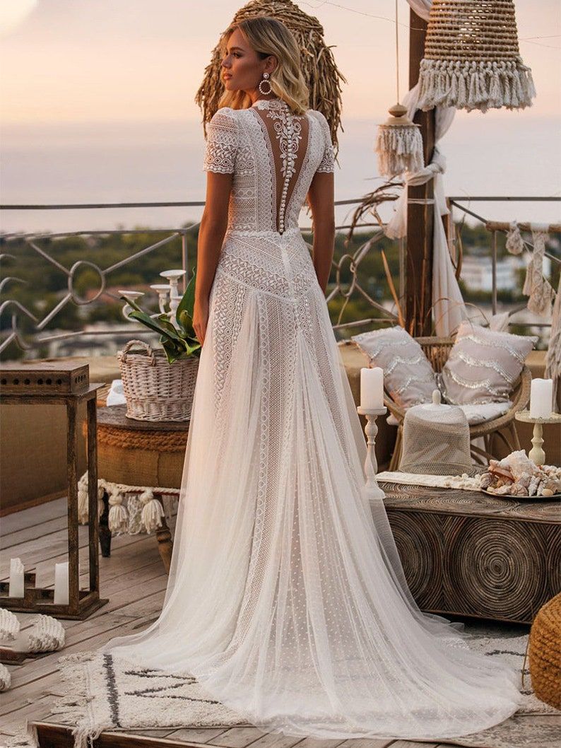 Lace Bridal Gowns For Extra Style And
  Elegance