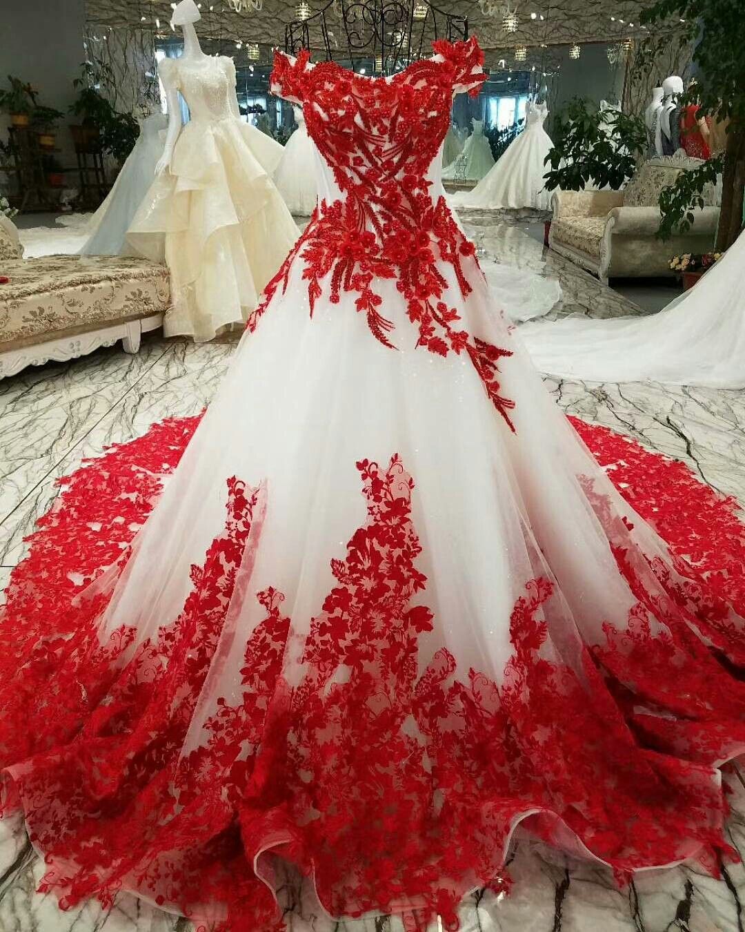 Red Wedding Dress Styles