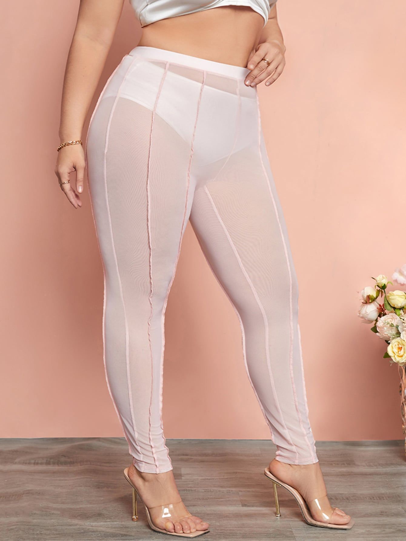 Look Sexy And Sensuous With Sheer Legging