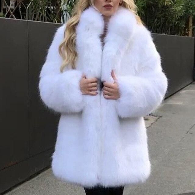 Reap The Healthy And Safe Benefits Of
White Faux Fur Coat