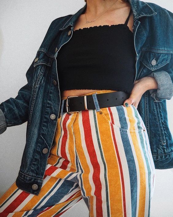 Striped Pants For Trendy Street Styles