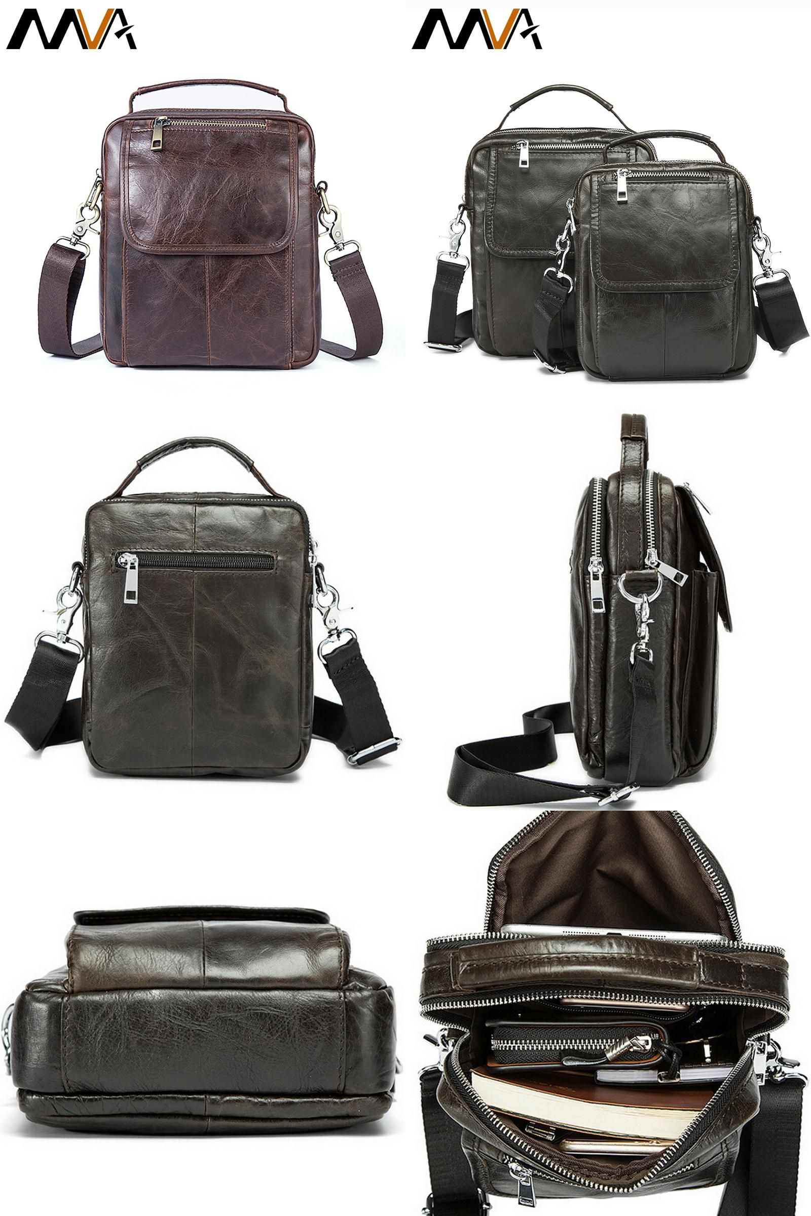 Mens Leather Messenger Bag Look Stylish