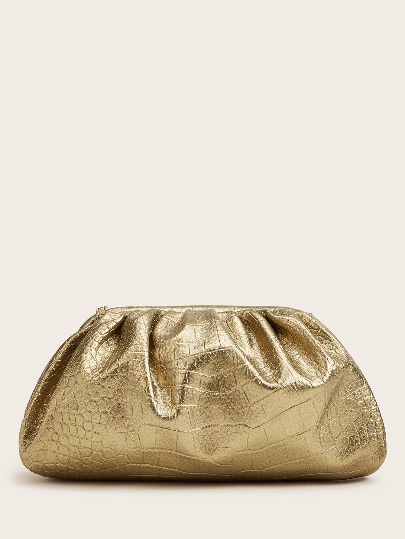 Elegant Gold Clutch Bag For A Careful
Choice