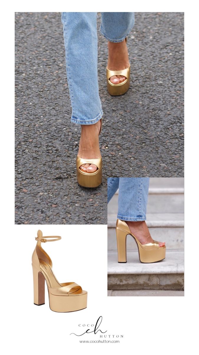 A Simple Guide To Gold Platform Heels
