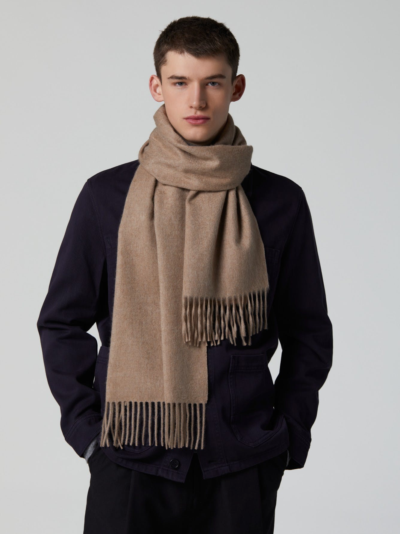 Mens Cashmere Scarf Magnifies Your Trendy
  Looks