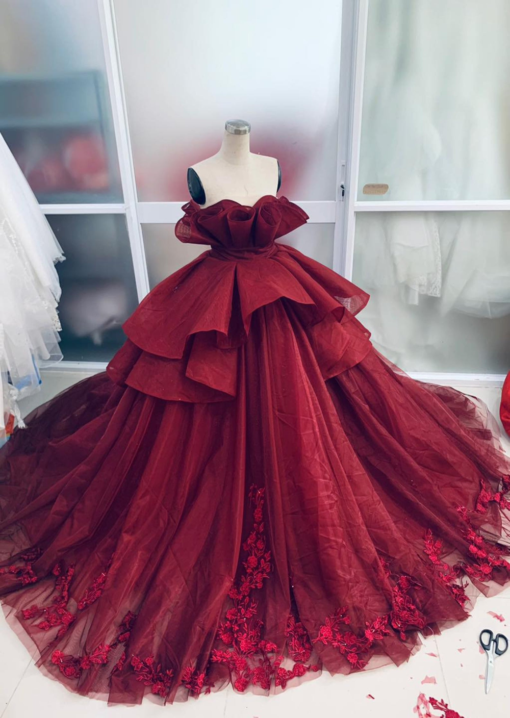 Red Wedding Dress Styles