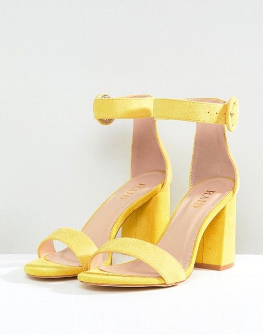 Get The Trendy And Stylish Look By
  Flaunting Yellow Heels