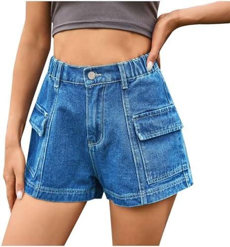 Trendy Women's Denim and Linen ‍Shorts⁣ for Summer Style