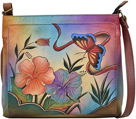 Anuschka Leather Crossbody Bag: Artful &⁤ Functional Design