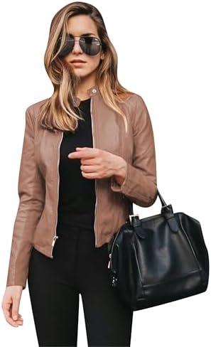 Explore Trendy Women's Leather Jackets for Every Season!