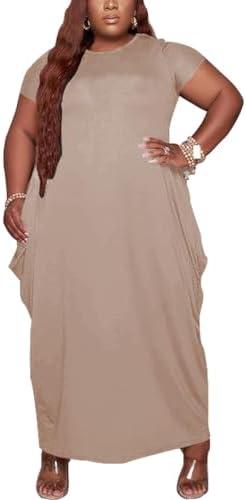 2024 Plus Size Women's Dresses: Stylish, Comfy, with Pockets!