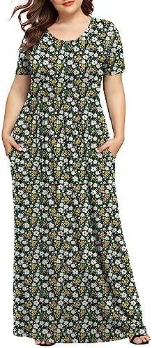 2024 Plus Size Women's Dresses: Stylish, Comfy, with Pockets!