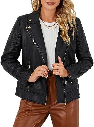 Chic Women's⁣ Leather ⁣Jackets for Fall & ‍Winter Fashion