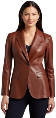 Sure! Here ​are‌ succinct titles for each product listed in ‍your request:



<ol>
<li>Elegant Women’s Lambskin Leather Trench‌ Coat</li>
<li>Chic Brown Long Trench Leather Jacket for Women</li>
<li>Stylish Irregular ‌Spliced ⁣Striped Blazer for Women</li>
<li>Plus Size Two ​Button Slim Fit Office Blazer Jacket</li>
<li>Casual‌ Grey ​Biker Genuine Leather Jacket for Women</li>
<li>Trendy Faux ⁢Leather Motorcycle Bomber Jacket for ⁣Women</li>
<li>Women’s Cropped Suit Vest Blazer ⁢Jacket ⁣Waistcoat</li>
<li>Rivet Faux Leather Moto ‌Jacket ⁤for Casual Wear</li>
<li>Warm Cardigan Vest ‌with Pockets for ⁢Women</li>
<li>Elegant Women’s​ Velvet Blazer with⁢ Ruched Sleeves</li>
<li>Trendy Button Down Faux Leather Motorcycle ‍Biker⁤ Coat</li>
<li>Stylish Black ⁣and White‌ Stripe Open‌ Front Crop Blazer</li>
</ol>
<p>Let me know if you⁣ need ⁢any adjustments or further assistance!”></p>
<h2>Timeless Elegance with Classic Button Closure in Soft Lambskin</h2>
<p>Elevate⁤ your style effortlessly with a sophisticated blazer⁢ crafted from <a href=