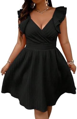 Plus Size Women's Fashion: Stylish Tops & ⁤Dresses Available!