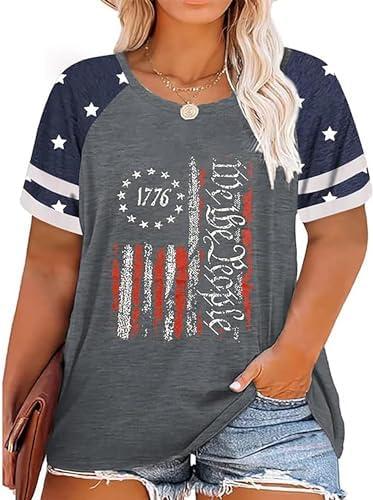 <strong>Explore Diverse Plus ⁢Size Fashion: Stylish & Comfortable</strong>“></p>
<h2>Stylish⁢ Patriotic Tee for the Summer</h2>
<p>Experience comfort and style with this eye-catching short sleeve top designed for those who⁣ celebrate Independence Day. Made from breathable fabric, this shirt features a⁣ vibrant graphic of the American flag, showcasing⁣ the iconic stars and stripes, making it a perfect‍ choice for ⁣ <a href=