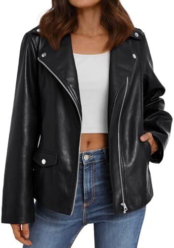 Trendy Women's ‍Leather and Biker Jackets for Every Occasion