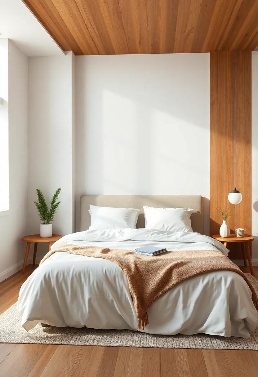 Blend natural ​elements with ⁤a wooden accent wall to create a warm and inviting atmosphere