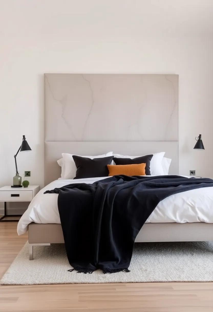 Use oversized pillows and throws in rich textures to add comfort and style to your bedding​ ensemble