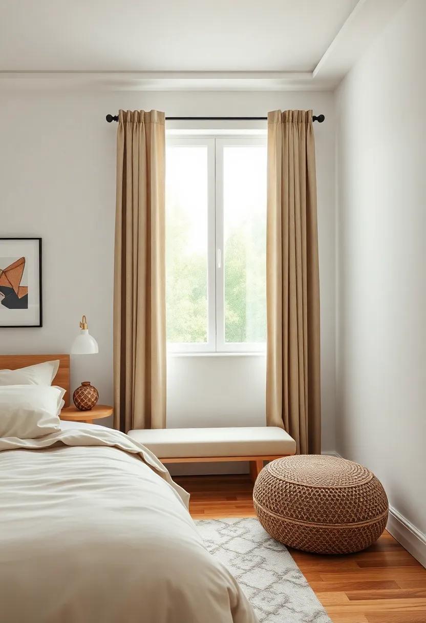 Add a pop of color ‍with vibrant curtains or drapes that frame your windows and bring life to the room