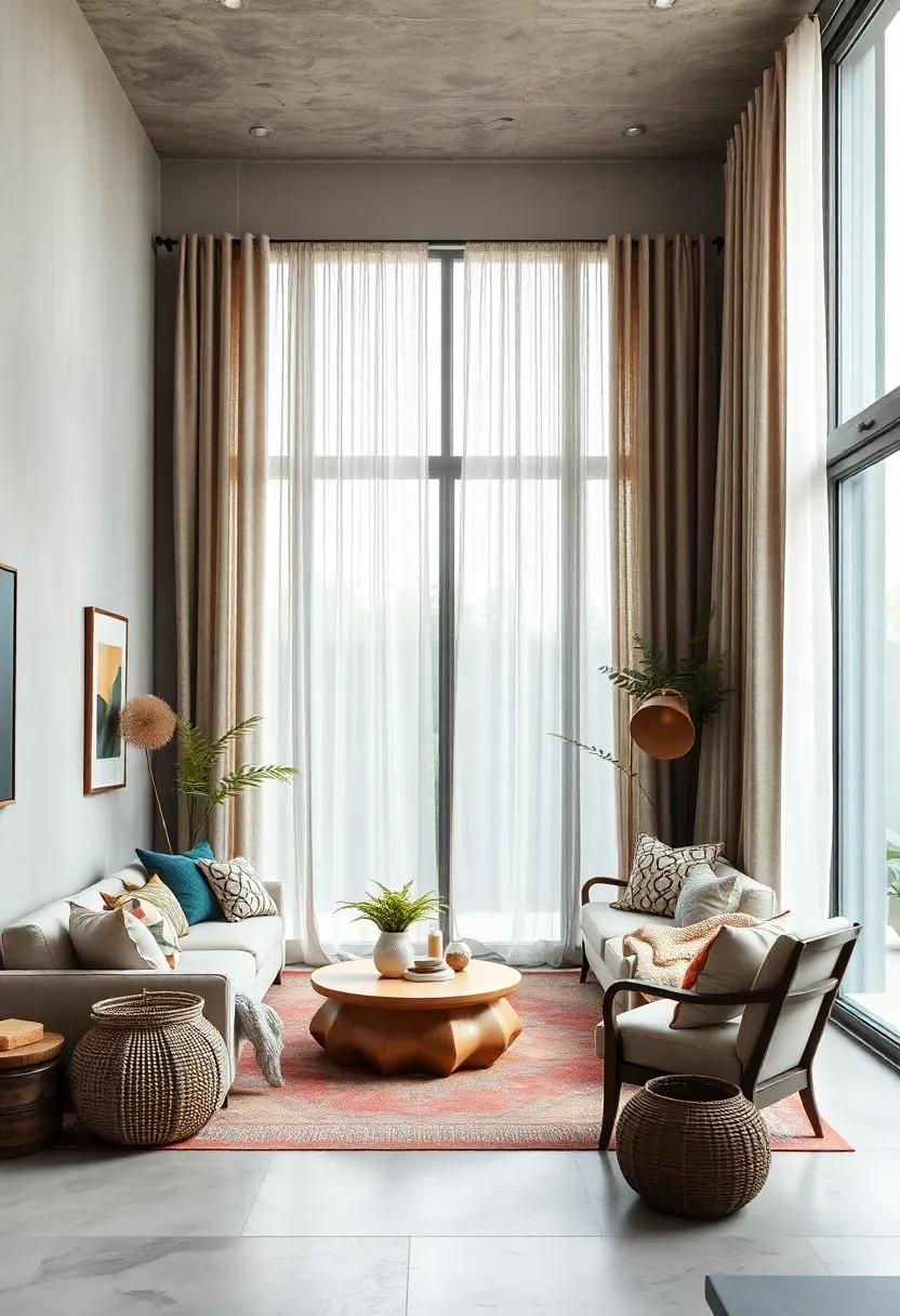 Frame Windows with Cascading⁢ Drapes ‌for a Romantic Vibe