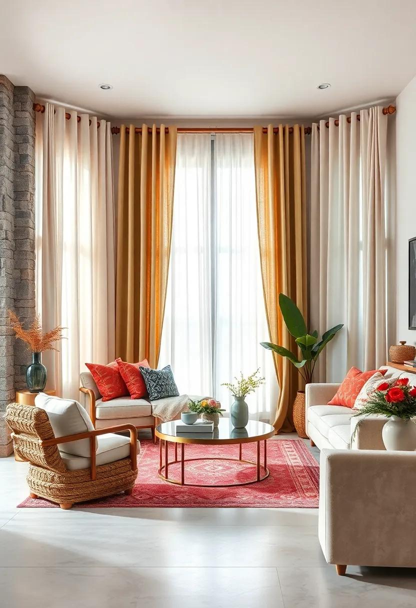 Use ⁣Bamboo or Wooden Curtain Rods for a Rustic Touch