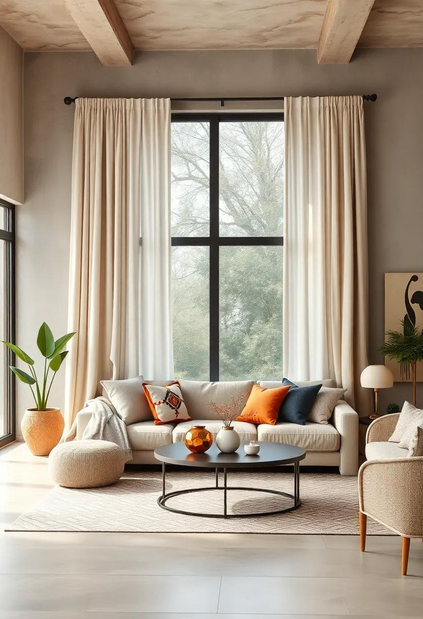 Hang ‌Curtains Above the Window⁢ Frame for an‍ Illusion of Height
