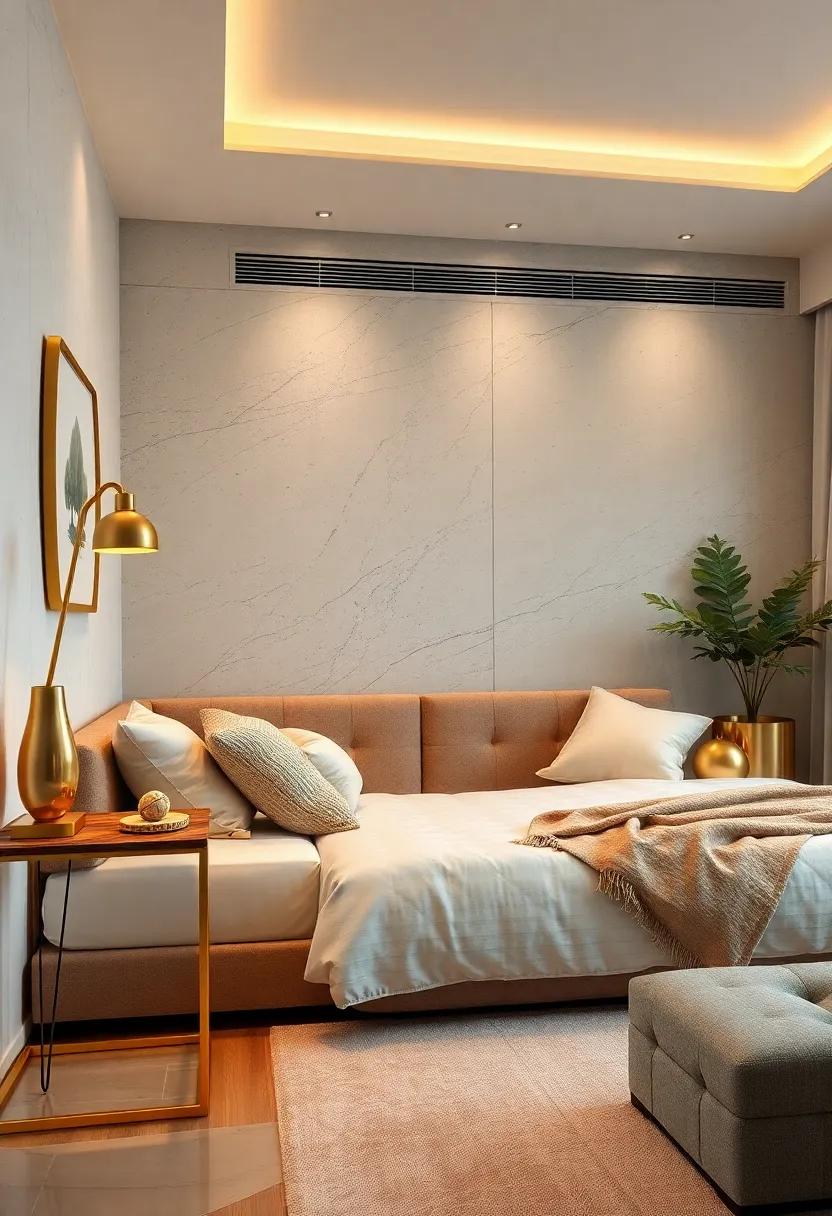 Choose a gold-accented desk or workspace‍ to make your‌ productivity ⁢area​ feel ⁢more polished and​ inviting