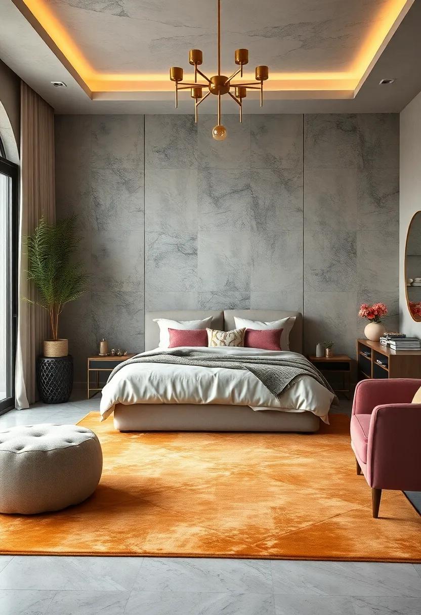 Opt for a stunning ⁢gold mirror that not only serves⁤ a purpose but also enhances the ⁤room's luminosity