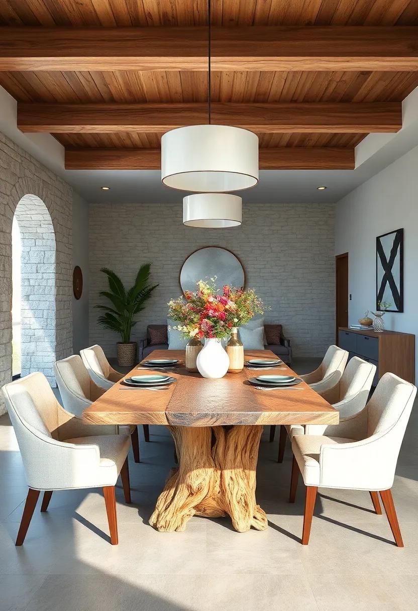 Driftwood Inspiration: Embrace coastal ‌aesthetics​ with⁣ a dining ⁤table crafted from driftwood.Its naturally weathered appearance and​ unique shape evoke the ⁤serenity of seaside ‍living