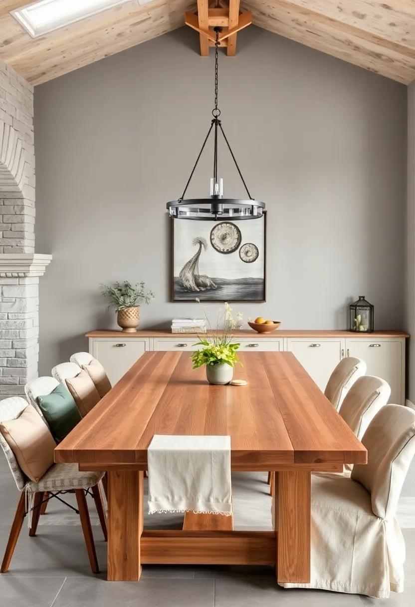 Farmhouse Charm: A ‌classic farmhouse table,⁣ with its generous size‍ and ‌inviting finish,‍ makes for the⁢ perfect gathering ‌spot⁣ for family meals and celebrations, evoking warmth‌ and togetherness
