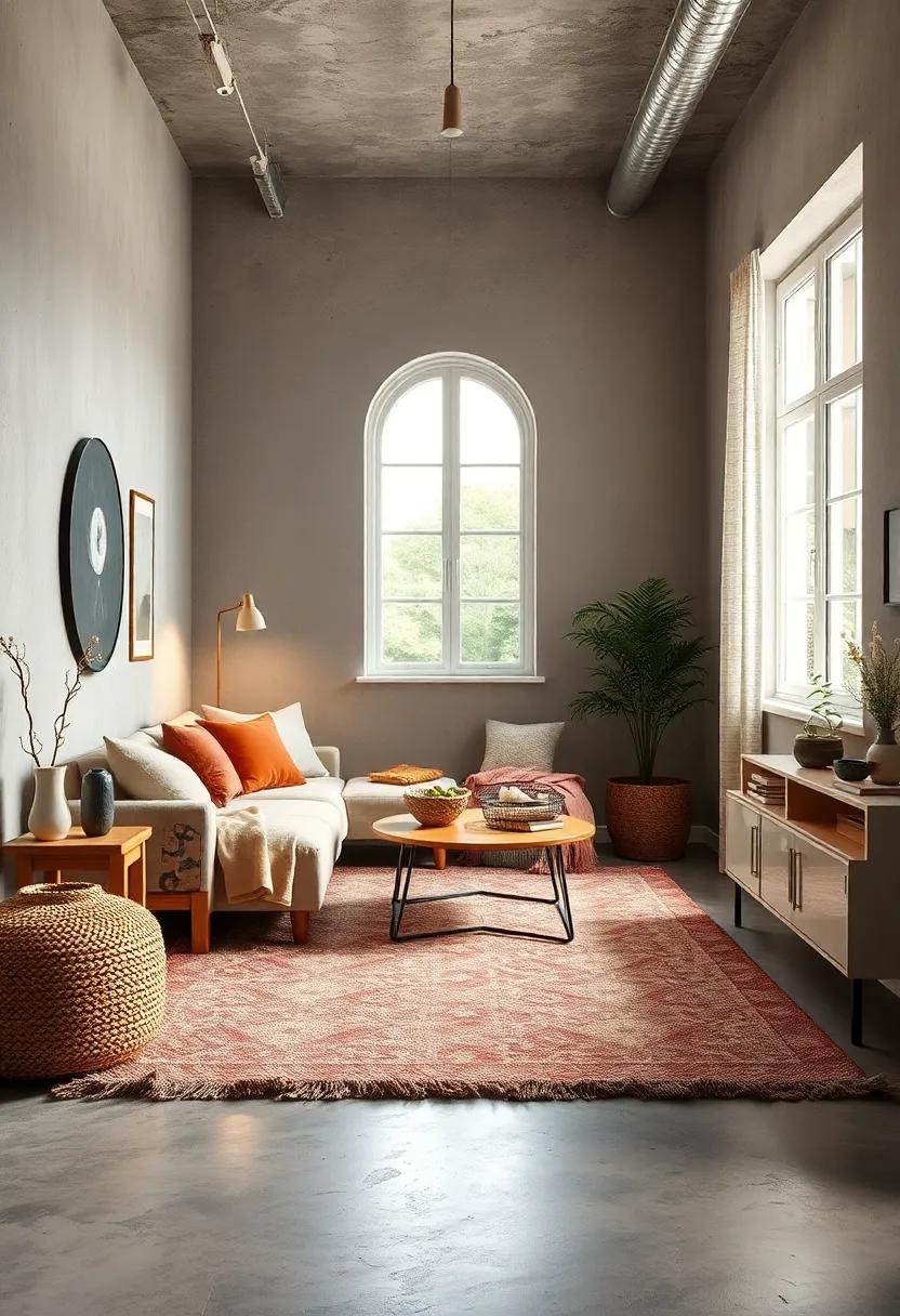 Experiment⁣ with textures by mixing‍ a wool ‌rug with other materials like cotton or jute for a tactile ‌experience